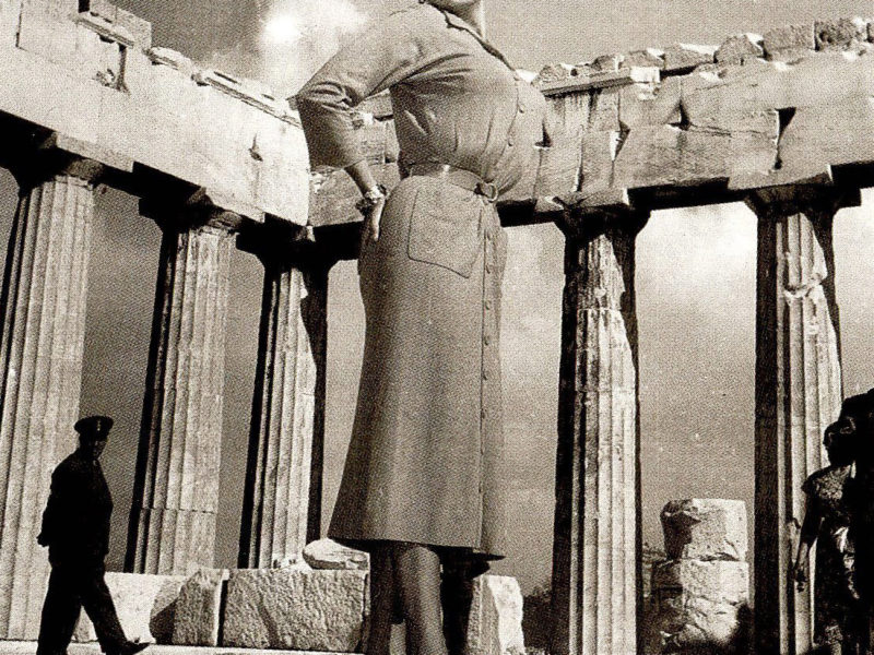 Griekenland Parthenon Jayne Mansfield